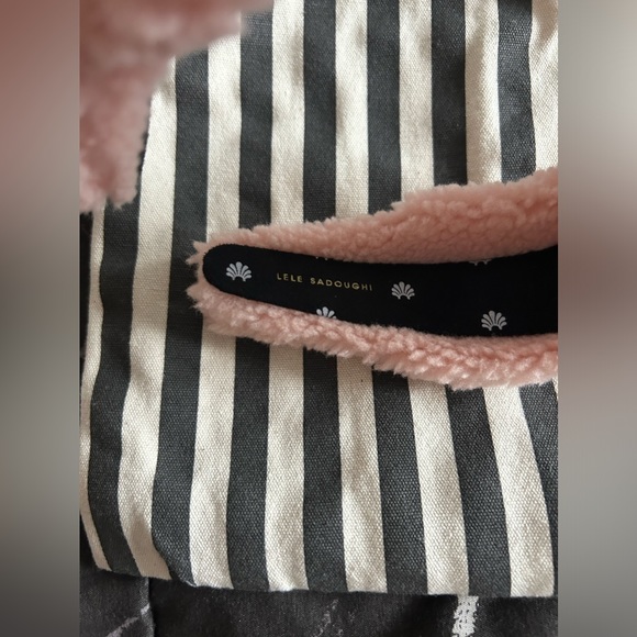 Lele Sadoughi Blush Sherpa Headband - Picture 4 of 5